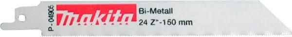 Сабельное полотно по металлу Makita BIM 150х0.9 мм, 24 TPI_0