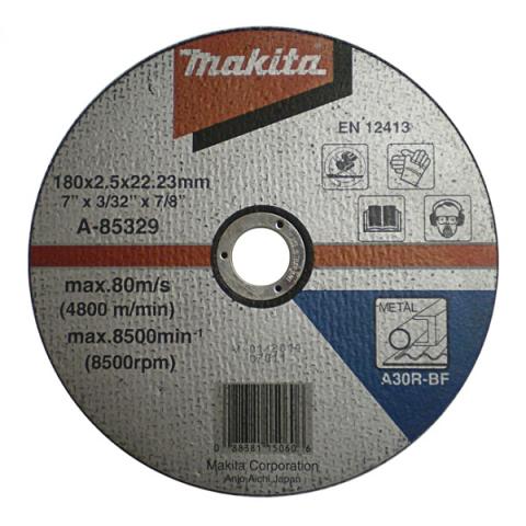 Отрезной круг по металлу Makita 180х2.5 мм A30R (A-85329)_0