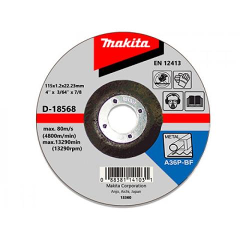 Отрезной круг по металлу Makita 115х3 мм A30S (D-18568)_0