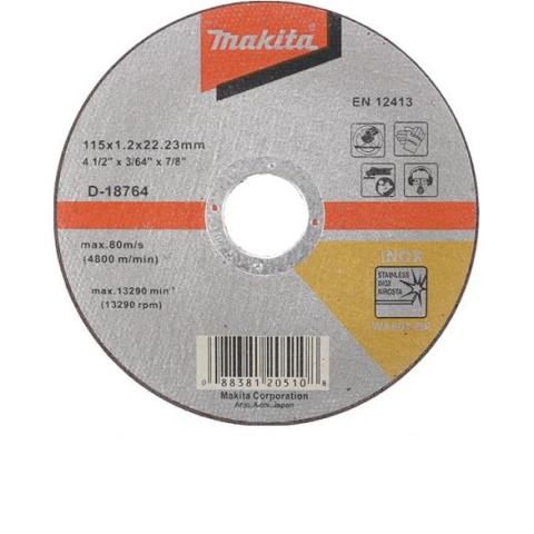 Отрезной круг по металлу Makita Inox 115х1.2 мм WA60T (D-18764)_0