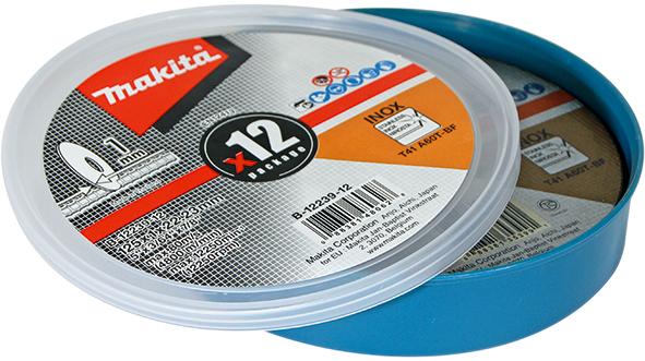 Отрезной круг по металлу Makita Inox 125х1 мм A60T, 12 шт (B-12239-12)_0