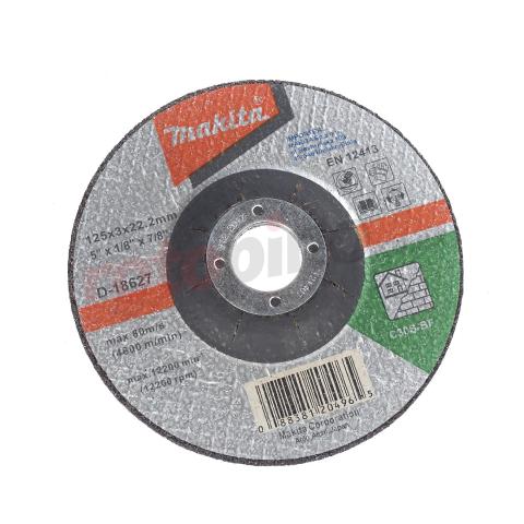 Отрезной круг по камню Makita 125х3 мм C30S (D-18627)_0