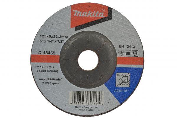 Зачистной круг по металлу Makita 125х6 мм A24R (D-18465)_0