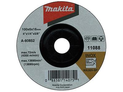 Зачистной круг по металлу Makita Inox 100х6 мм WA36N (A-80852)_0