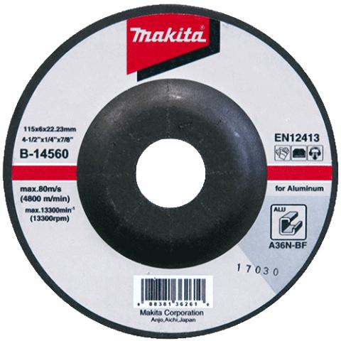 Зачистной круг по алюминию Makita 115х6 мм A36N (B-14560)_0