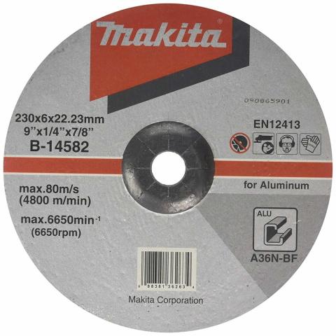 Зачистной круг по алюминию Makita 230х6 мм A36N (B-14582)_0