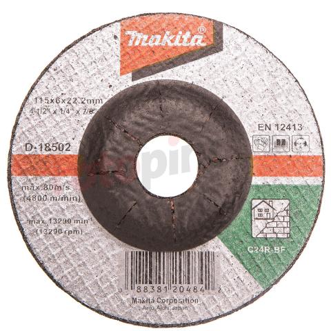 Зачистной круг по камню Makita 115х6 мм C24R (D-18502)_0