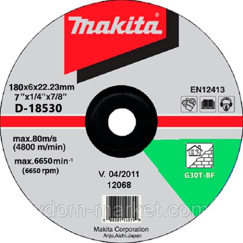 Зачистной круг по камню Makita 180х6 мм C24R (D-18530)_0