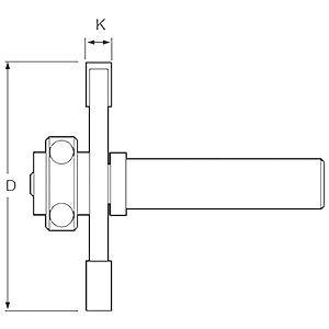 Ламельная фреза с шарикоподшипником Makita TCT Pro Worker 40х4 мм (P-79120)_0