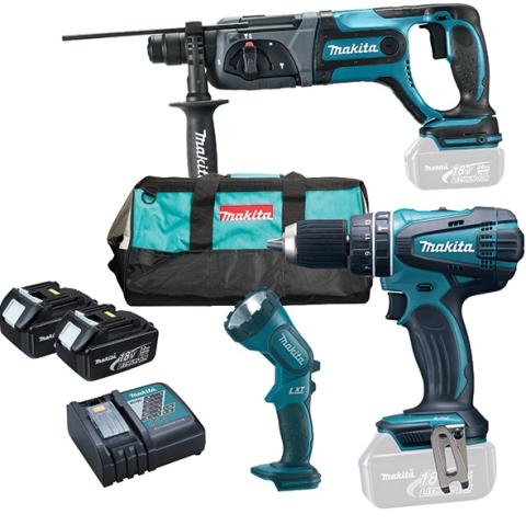 Набор аккумуляторных инструментов Makita DLX3008_0