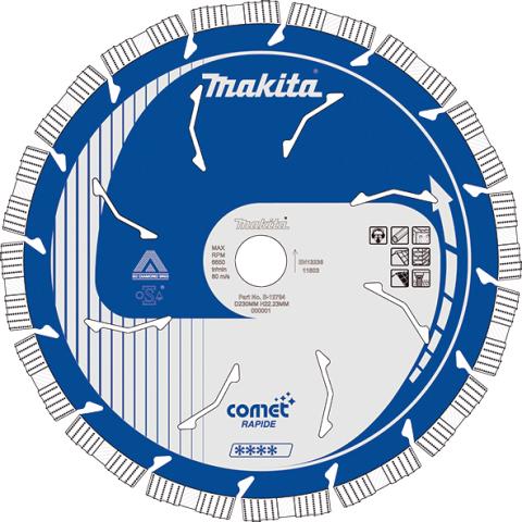 Алмазный диск по бетону Makita Comet Rapid 230x22.23 мм (B-12784)_0