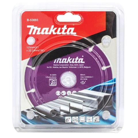Алмазный диск по металлу Makita SPECIALIZED 125x22.23x1.3 мм (B-53693)_1