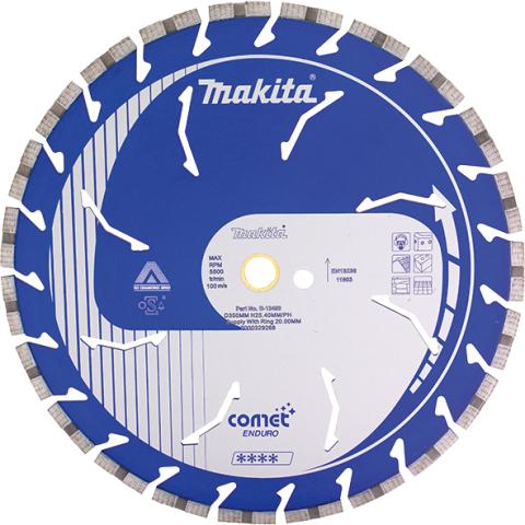 Алмазный диск по бетону Makita Comet Rapid 350x25.4/20 мм (B-13552)_0