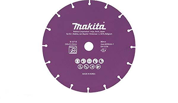 Алмазный диск по металлу Makita SPECIALIZED 230x22.23x1.3 мм (B-53718)_0