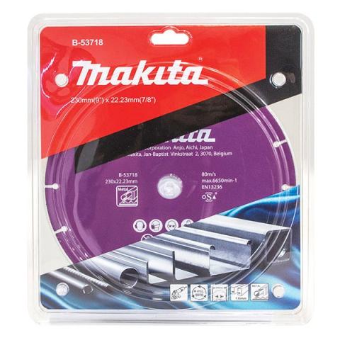 Алмазный диск по металлу Makita SPECIALIZED 230x22.23x1.3 мм (B-53718)_1