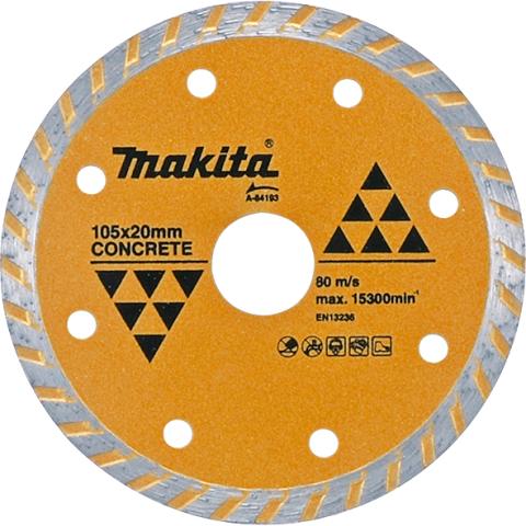 Алмазный диск по бетону Makita 105x20x2 мм (A-84193)_0