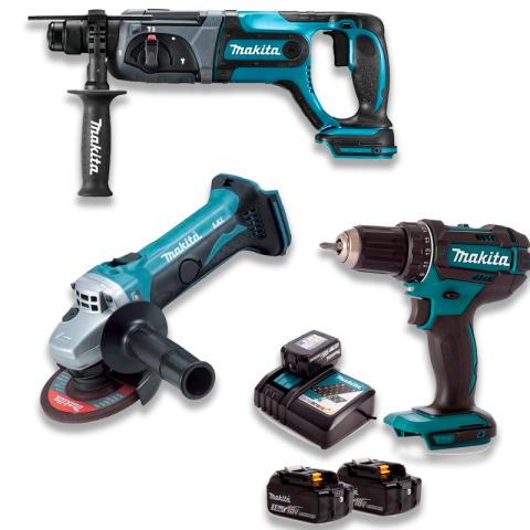 Набор аккумуляторных инструментов Makita DLXMUA241A_0