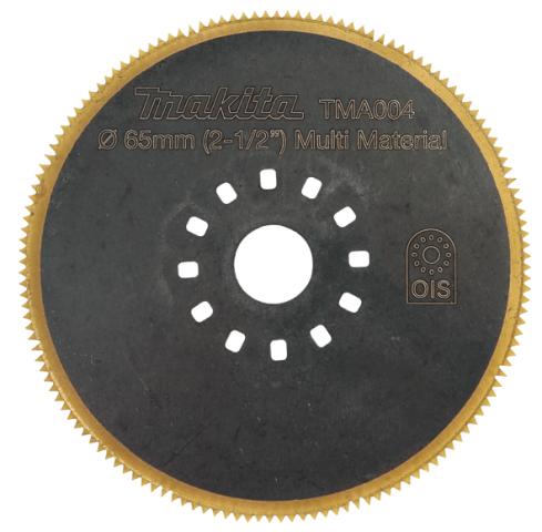 Круглое пильное полотно Multi Material Makita TMA004, BIM-TiN Ø 65 мм (B-21303)_0