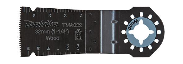 Погружное дугообразное пильное полотно по дереву Makita TMA032, HCS 32x40 мм (B-39235)_0