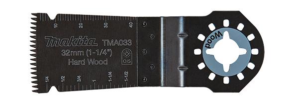 Погружное дугообразное пильное полотно по дереву Makita TMA033, BIM 32x40 мм (B-39241)_0