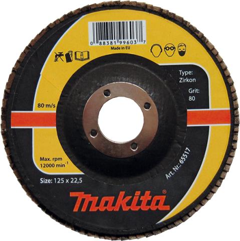 Лепестковый шлифовальный круг по металлу Makita Inox 115 мм K40 (P-65458)_0