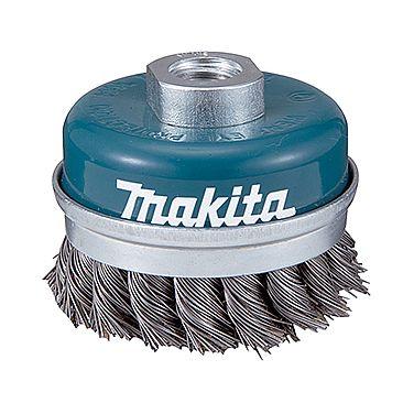 Щетка чашечная из пучков витой стальной проволоки Makita Ø 60x0.5 мм (D-24153)_0