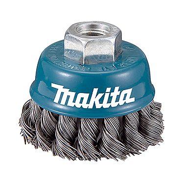 Щетка чашечная из пучков витой стальной проволоки Makita Ø 75x0.5 мм (D-24131)_0