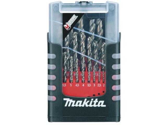 Набор сверл по металлу Makita M-Force HSS-G, 19 шт (D-29876)_0