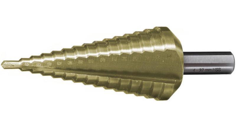 Ступенчатое сверло Makita HSS-TiN 4-32 мм (D-40135)_0