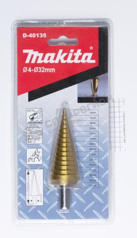 Ступенчатое сверло Makita HSS-TiN 4-32 мм (D-40135)_1