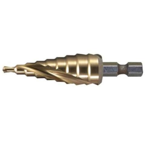 Ступенчатое сверло с шестигранным хвостовиком Makita HSS-TiN 4-12 мм (D-40179)_0