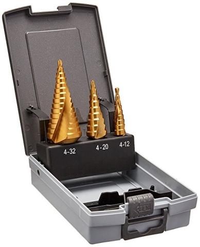 Набор ступенчатых сверл Makita HSS-TiN 3 шт (D-41872)_0