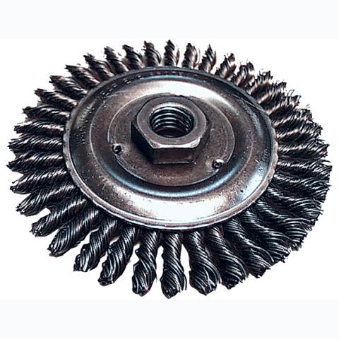 Щетка дисковая из пучков витой стальной проволоки Makita Ø 100x0.5 мм (D-29555)_0