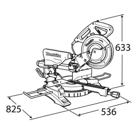 Торцовочная пила Makita LS1018LN_2