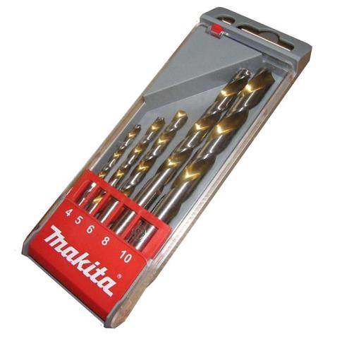 Набор сверл по металлу Makita HSS-G, 5 шт (D-30514)_0