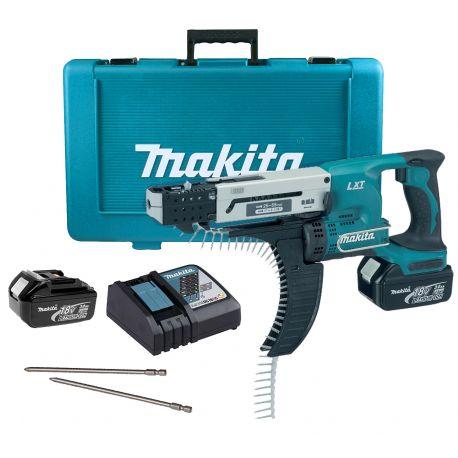 Аккумуляторный магазинный шуруповерт Makita DFR 550 RFE_1