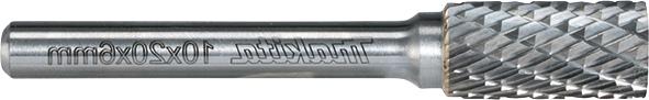 Твердосплавная цилиндрическая фреза A-формы по металлу Makita Ø 10x20x6 мм (B-52722-10)_0