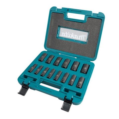 Набор ударных головок Makita Cr-Mo 3/8", 14 шт (B-55550)_0
