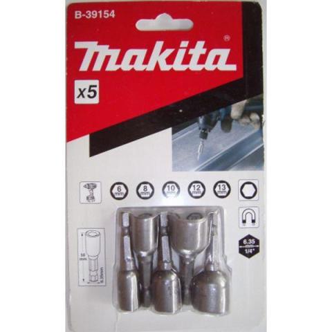 Набор магнитных торцевых головок Makita 5 шт (B-39154)_1