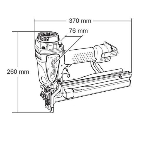 Пневматический степлер Makita AT 2550 A_2
