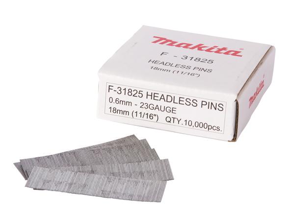 Гвозди без шляпки Makita 23GA, 18 мм (F-31825)_0