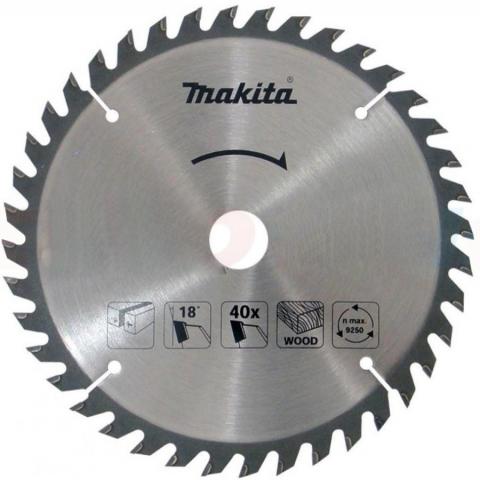 Пильный диск по дереву Makita ТСТ 165х2/1.2x20, 40T 12°_0