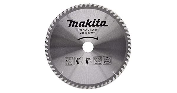 Пильный диск по дереву Makita ТСТ 235х2.5/1.6x30, 60T 12°_0