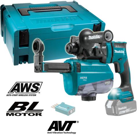 Аккумуляторный перфоратор Makita DHR 182 ZWJ_0
