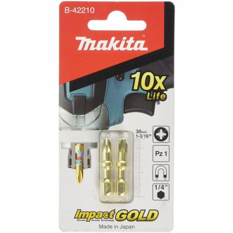 Ударная бита Makita Impact Gold PZ 1 x 30 мм, 2 шт (B-42210)_1