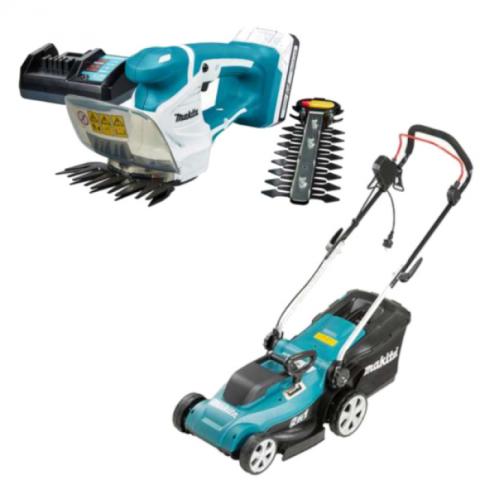 Набор садового инструмента Makita ELM3320+UM110DWYX_0
