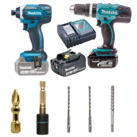 Набор аккумуляторных инструментов Makita DTD152Z+DHP453RFX8_0