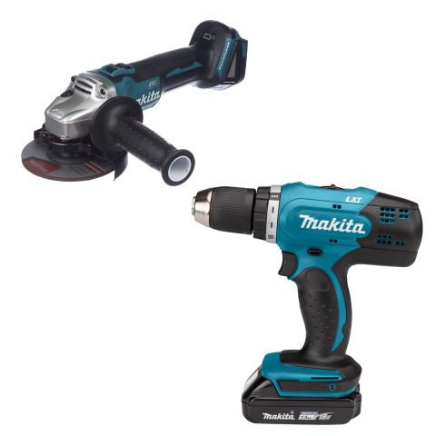 Набор аккумуляторных инструментов Makita DGA504Z + DDF453SYX5_0