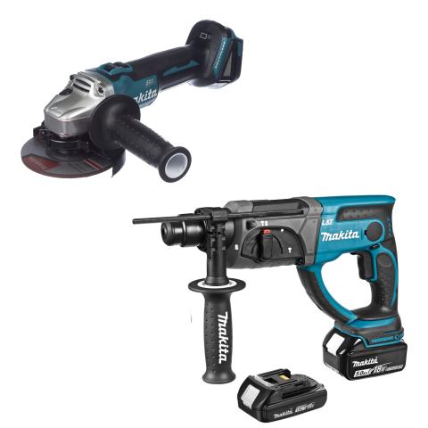 Набор аккумуляторных инструментов Makita DHR202RX4 + DGA504Z_0