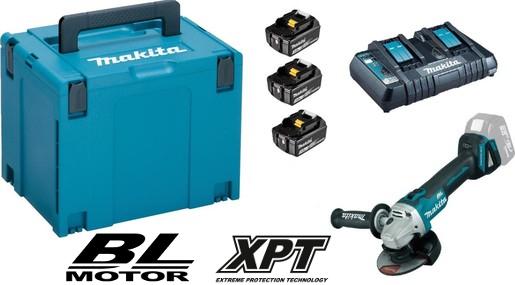 Аккумуляторная болгарка Makita DGA504 LXT 3x5.0 Ач_0